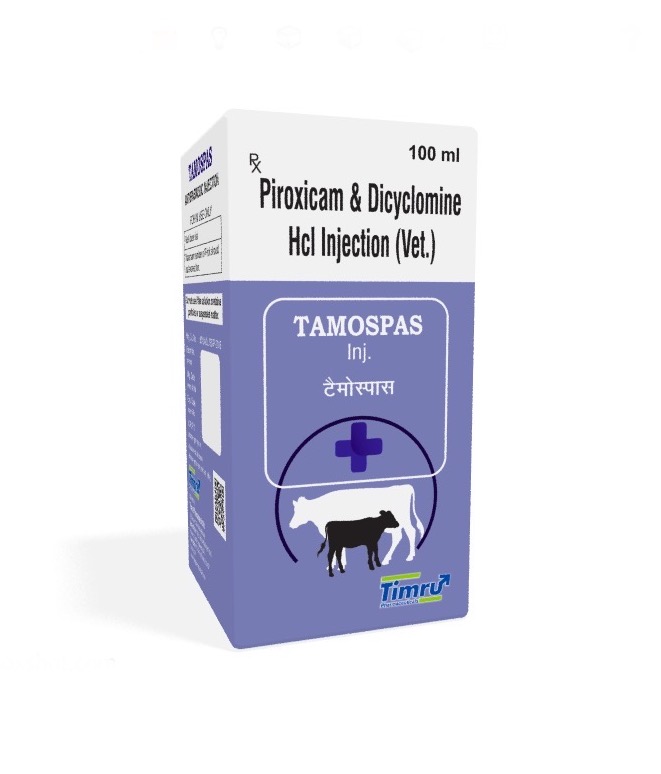 Veterinary Paracetamol & Dicyclomine Injection