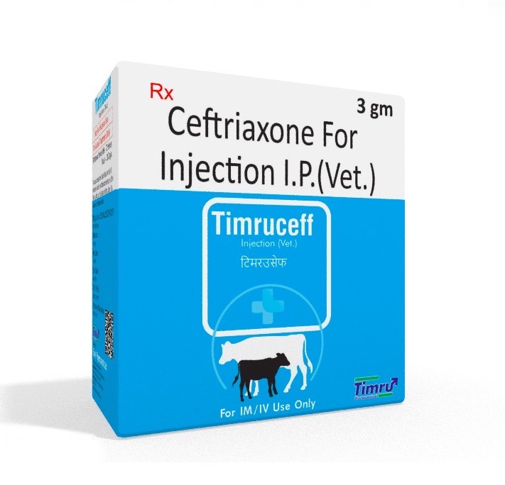 Veterinary Ceftriaxone 3 gm Injection