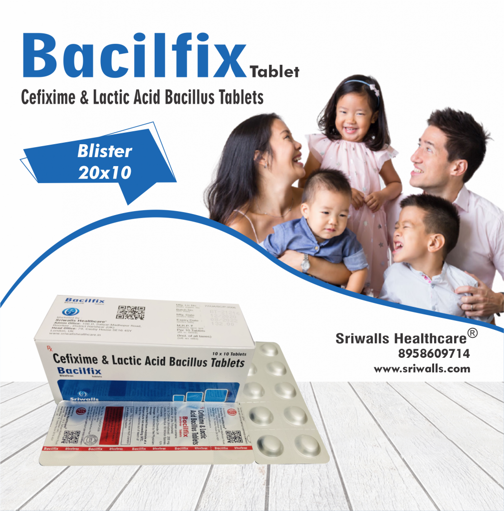Cefixime 200 & Lactic Acid Bacillus Tablets